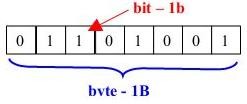 Bit a byte